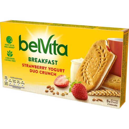 Pack 8 (8 5 40 Kraft Belvita Strawberry Yogurt Crunch of Boxes of bars, Total Bars)