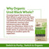 (4 lbs) Organic Tattva Black Urad Dal Whole - Black Lentils Organic, Gluten Free, Vegan & Kosher - Unpolished Gram