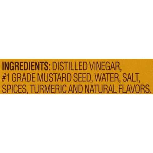 105 oz 105 French's Spicy Brown Mustard, - One Ounce Bulk Container of Hot Brown Mustard, Perfect for Professional Use