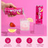 |12 Pack WAVE Organic Sparkling Drink | Low Calorie Drink, Strawberry Lemonade Lightly Carbonated | Great Natural Soda
