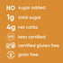 8 oz. 1 Count (Pack 2) NuTrail Nut Granola, Peanut Butter, No Sugar Added, Gluten Free, Grain Free, Keto, Low Carb