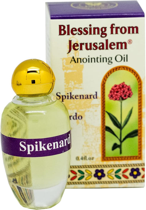 Ein Gedi Anointing Oil, 12ml Blessing from Jerusalem (Spikenard)