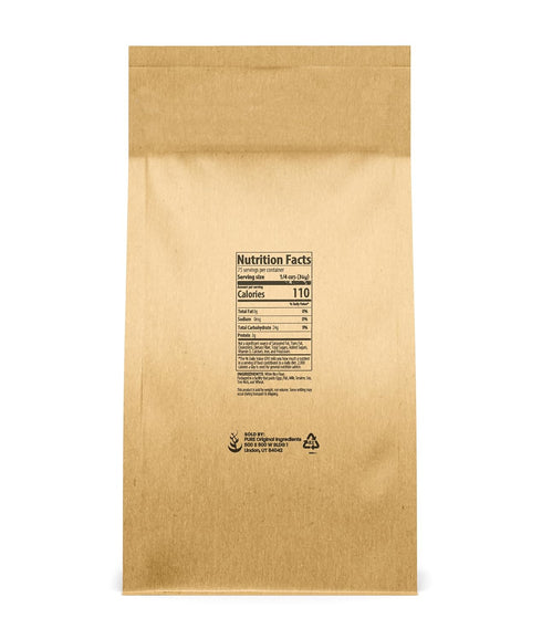 (5 lb) Pure Original Ingredients White Rice Flour Unbleached & Untreated, Flour Alternative, Vegan.