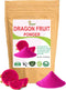 Indus Farms Red Dragon Fruit Powder (Pitaya Powder) Vibrant Pink Color for