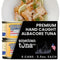 Genuine American Tuna - Premium Wild Pacific Albacore Tuna Fillets - with
