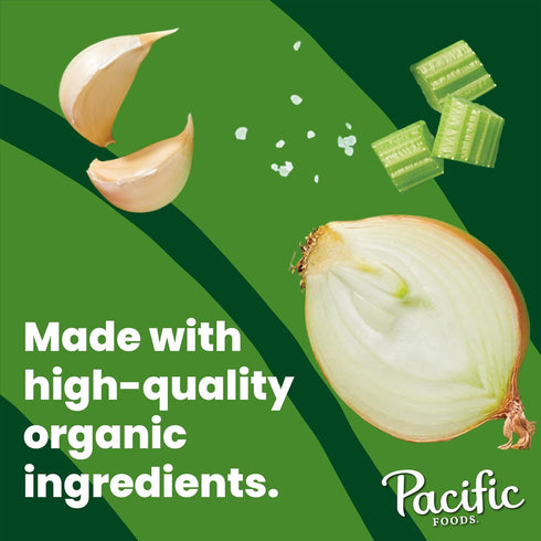 32 oz (Pack 4) Pacific Foods Organic Beef Bone Broth, Carton