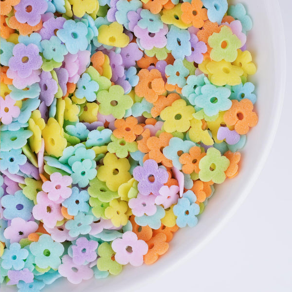 YummiGlee Edible Flowers Sprinkles Spring Colorful Sprinkle Sugar Candy for Ice Cream Baking