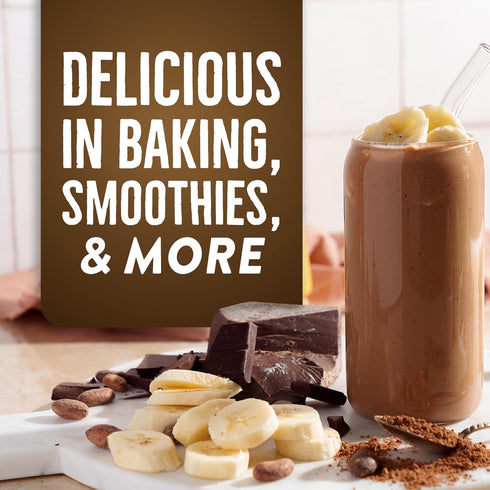 32 2 lb BetterBody Foods Organic Cacao Powder, Unsweetened, Rich Chocolate Flavor, Non-GMO, Gluten-Free, Ounce, bag