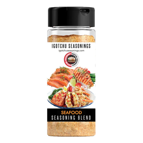 Igotchu Seasonings - Seafood Seasoning, All Purpose Fish & Shrimp Seasoning Blend for Salmon, Crab, Lobster & Boil