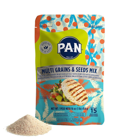 P.A.N. Multi Grains & Seeds Mix White Corn Meal - Harina Pan