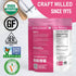 5 Lb Great River Milling Organic Extra Thick Rolled Oats | Whole Grain, Gluten Free, Non-GMO, Kosher Certified | Hearty