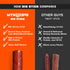 20g 10% 10 Count MTN OPS Big Stick High Protein Meat Sticks - Protein, Collagen - Cracked Pepper Flavor - Individually