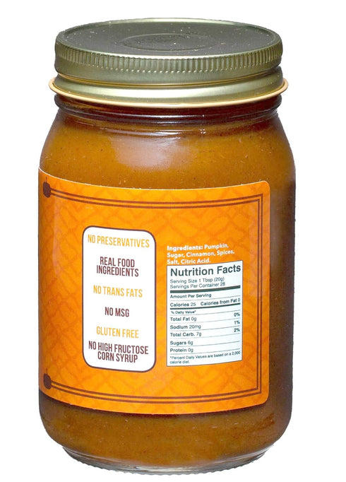 19 Green Jay Gourmet Pumpkin Butter Ounces - All-Natural, Gluten-Free Fruit Spread - Pumpkin Spread with Pumpkins
