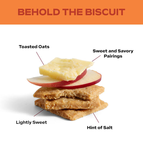 24 Pack Effie's Homemade Biscuits - Oatcakes - Single Serve Tray
