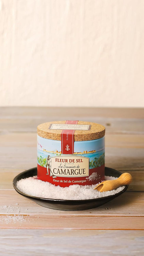 Le Saunier De Camargue French Fleur Del Sel, Finishing Sea Salt, 4.4 oz, Pack of 2