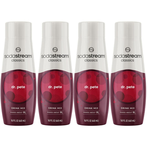 SodaStream Sparkling Drink, Dr Pete, 14.8 Fl Oz (Pack of 4)