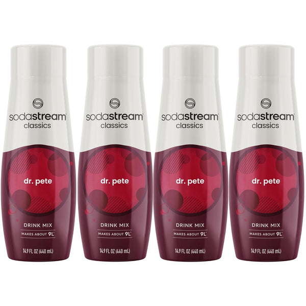 SodaStream Sparkling Drink, Dr Pete, 14.8 Fl Oz (Pack of 4)