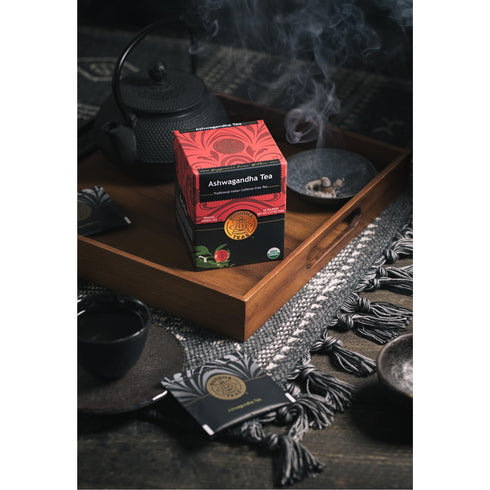 18 (Pack 1) Buddha Teas - Ashwagandha Root Tea - Herbal Tea - Promote Cleansing & Wellness - With Antioxidants