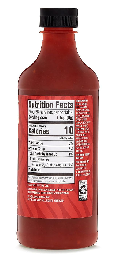 Aplenty 20.5 oz Amazon Brand - , Sweet Sriracha Hot Sauce