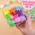 12 Easter Bunny Eggs, Plastic Multicolor Egg Hunt Supplies, Rabbit Ear Details, Total