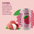 Pack 12-Pack 12 Oz Sanzo Flavored Sparkling Water Variety - - Calamansi (Lime), Lychee (Berry) and Mango (Alphonso)
