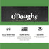 7.4oz (Pack 2) O'Doughs Gluten Free and Vegan Naan Style O'Dippers Flatbreads, GARLIC AND CHIVE