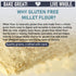 5 Lb. Great River Milling Organic Millet Flour | USDA Organic, Naturally Gluten Free, Non-GMO, Vegan, Kosher | Mild
