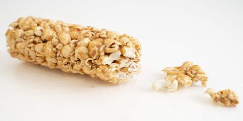 16 2.5 oz Caramel Cob Soft Caramel Popcorn Individually Wrapped Bars Gluten-Free, Peanut & Tree Nut-Free Microwaveable