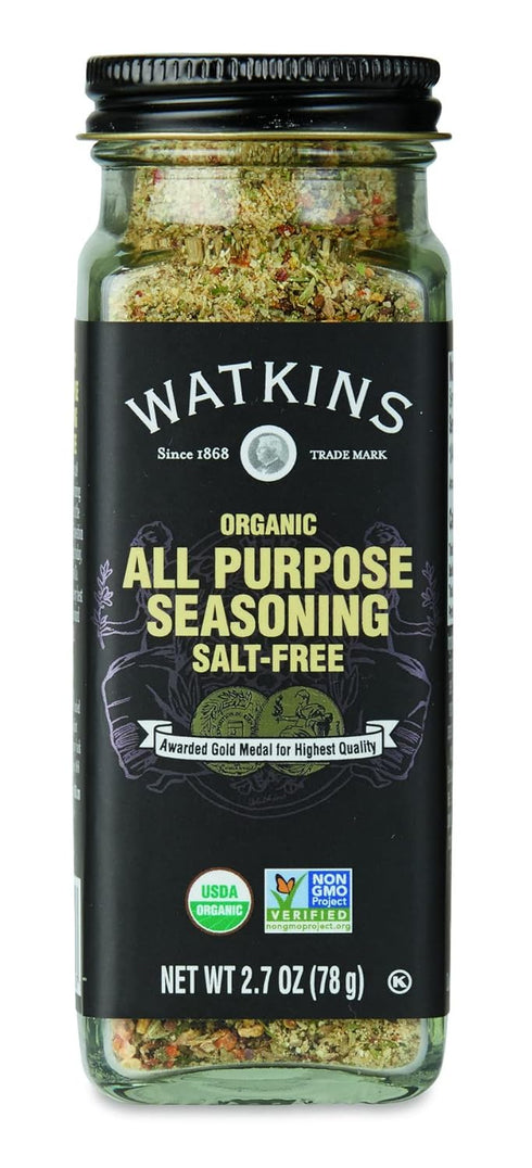 Watkins Gourmet Organic Spice Jar, All Purpose Seasoning Salt Free, 2.7 oz