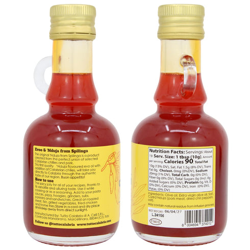 Authentic Calabrian Chili Pepper Infused Olive Oil