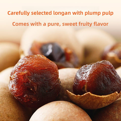 Dried Longan Red Date Tremella Porridge Mix, Natural Nutritious Congee Ingredients, No Added Sugar, Easy to Cook