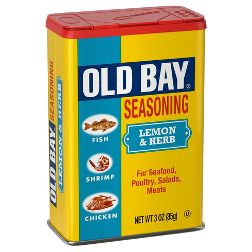 OLD BAY Lemon Herb Seasoning, 3 oz (Pack of 12)