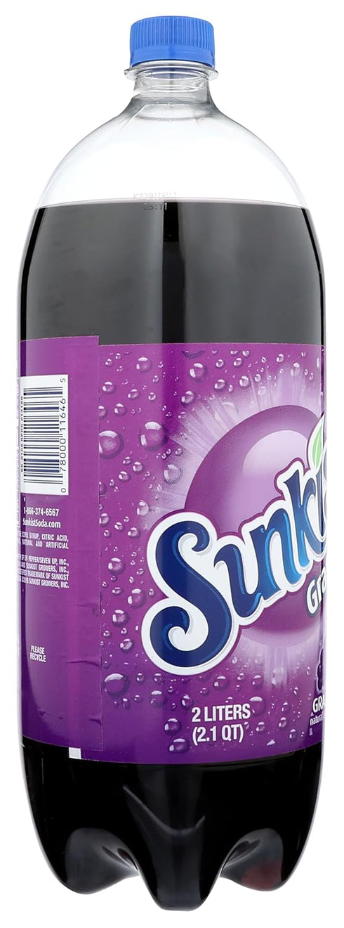 Sunkist Refreshing Grape Soda from