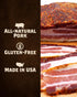 8-10 oz Fortuna's Calabrese Pancetta - Naturally Dry Cured Pork Belly with True Calabrian Hot & Sweet Pepper.