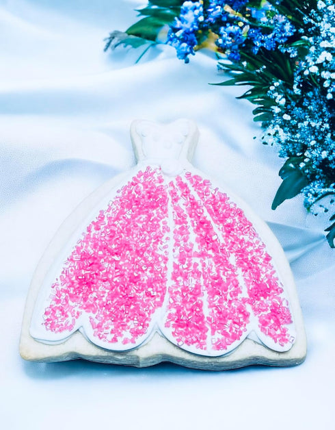 Sweet Evas SHIMMER METALLIC SPARKLING PINK SUGAR CRYSTALS - Dairy Free,Gluten Free,Vegan,Soy Free,Nuts