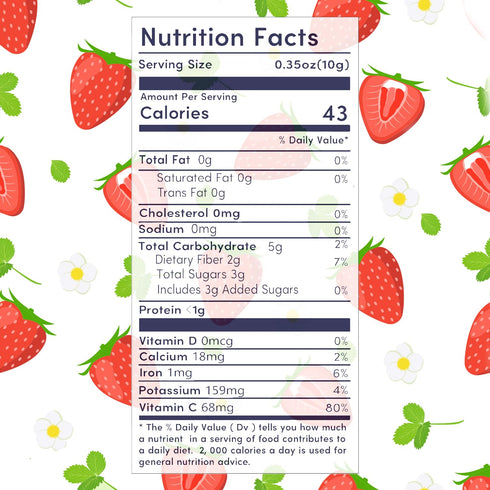 Ternio -8.8oz/250g 8 8mm 100% Premium Freeze Dried Strawberries - Large Pieces * - Natural Fruit - Healthy Freeze Dried