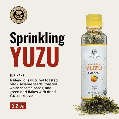 Muso from Japan - Yuzu Furikake Seasoning, USDA Organic, Vegan Friendly, Refreshing Citrus Flavor for Rice
