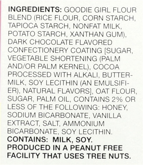 Pack 6, 7 OZ, Goodie Girl Cookies, Cookie, Fudge Striped, of Size (Wheat Free)