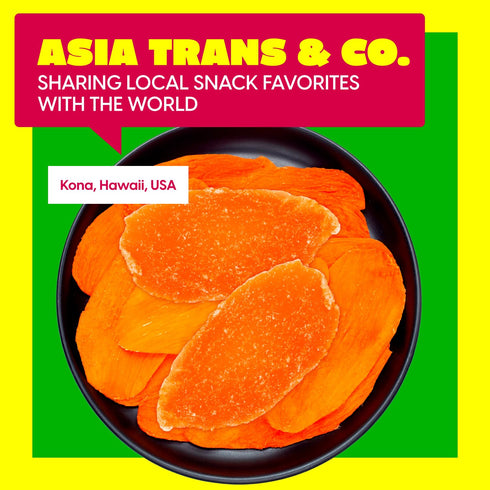 8 Dried Mango Slices - Preserved Tropical Fruit - Healthy, Vegan, and Low-Sugar - Healthy Non-GMO Gluten Free Snack