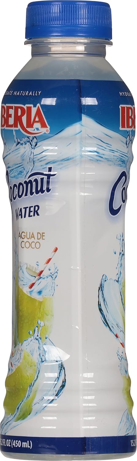 100% 15.2 oz (Pack 8) Iberia Pure Coconut Water, fl