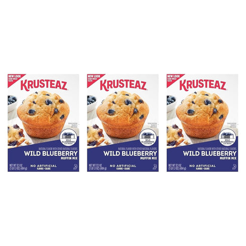 Krusteaz Wild Blueberry Muffin Mix - No Artificial Flavors or Colors -