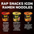 E-40-Pack 12 Rap Snacks Beef Prime Rib ICON Ramen Noodles