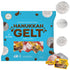 Gelt,12 12 The Dreidel Company Hanukkah Mesh Bags Dark Bittersweet Non Dairy Parve Coins, Made in Israel, Kosher