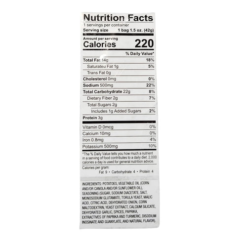 Generic 1.5 oz, 12 Pack, The Original Whole Shabang Potato Chips, Original Flavor