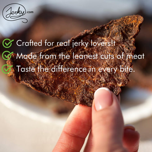 21 Pack 5 13 3 Jerky.com Pieces of Beef Jerky Variety & Meat Stick Gift Box for Men - Including Flavors of Beef Jerky