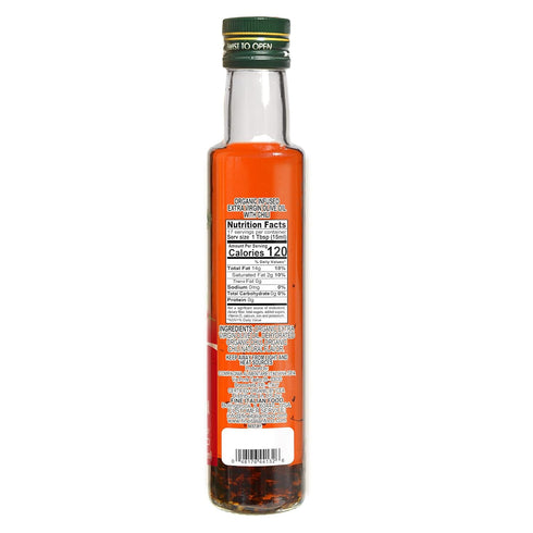 8.5 Oz (Pack 4) Mantova Organic Chili Flavored Extra Virgin Olive Oil