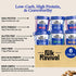 Pack 20g 2 2 1 1 6 Folk Revival Variety Keto Instant 'Oatmeal' - of Protein, Low Carb, High Fiber, Blueberry, Maple