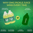 64 Oz (Pack 2) OMG Pickles Dill Pickle Juice for Leg Cramps Natural Pickle Juice Sports Drink for Cramp Relief