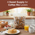 Pack, 3 Coffee Rio Caff Latt Coffee Candy Bulk Pound Bag - Individually Wrapped Hard Candies Blended with Fresh Dairy