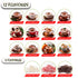 2025 24 Set Hot Chocolate Advent Calendar - Gourmet Luxury Hot Chocolate Selection Variety Flavours - Food Advent